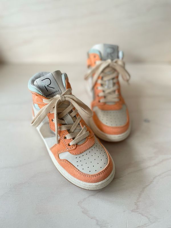 ROMAGNOLI - Hoge Sneaker - Off White Fluo