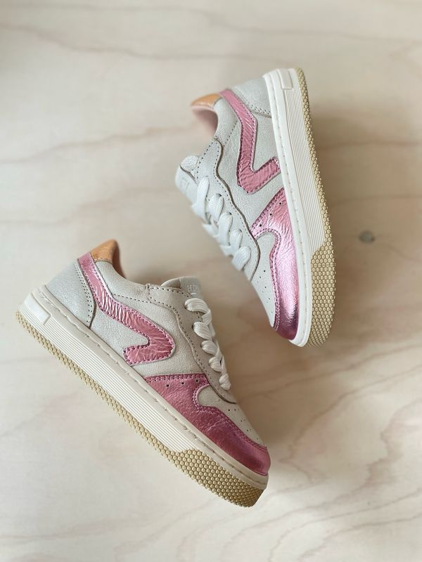 HIP - Lage Sneaker - Roze Silver