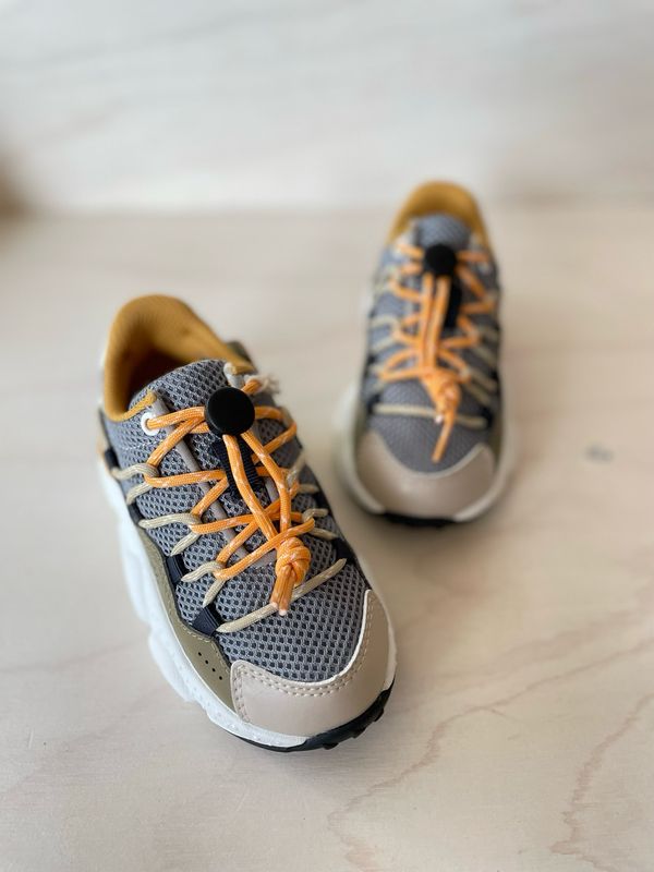 NATURINO x FLOWER MOUNTAIN - Sneaker - Beige Taupe Orange