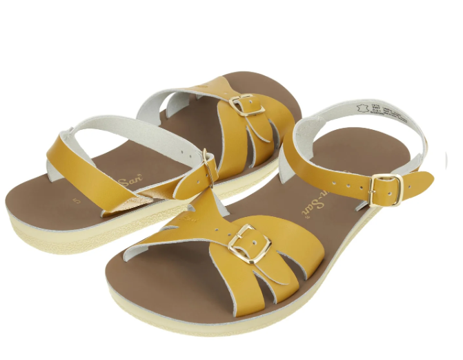 SALT WATER - Sandaal Boardwalk ADULT - Mustard
