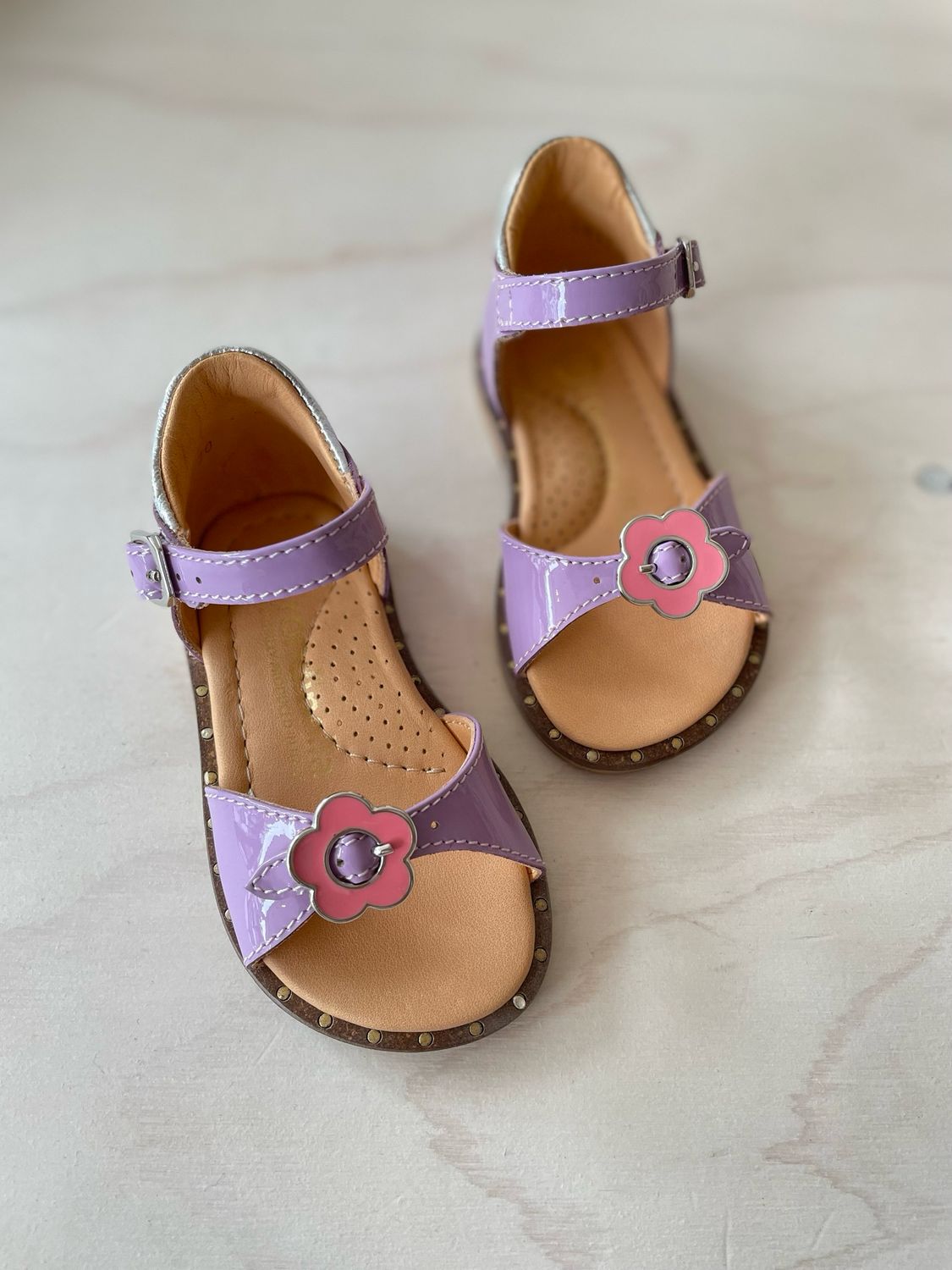 RONDINELLA - Sandaal Mini Flower - Lila