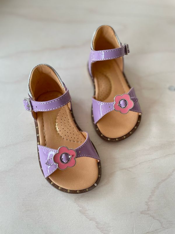 RONDINELLA - Sandaal Mini Flower - Lila