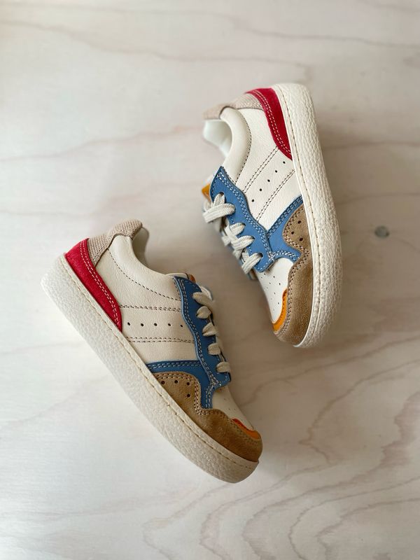 OCRA - Lage Sneaker - Cappuccino Red