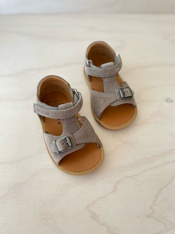 POM D&#39;API - Sandaal Poppy Easy - Grey Velours