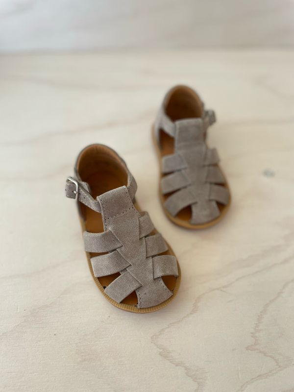 POM D&#39;API - Sandaal Poppy Daddy - Grey Velours