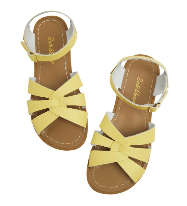 SALT WATER - Sandaal Original ADULT - Butter Yellow