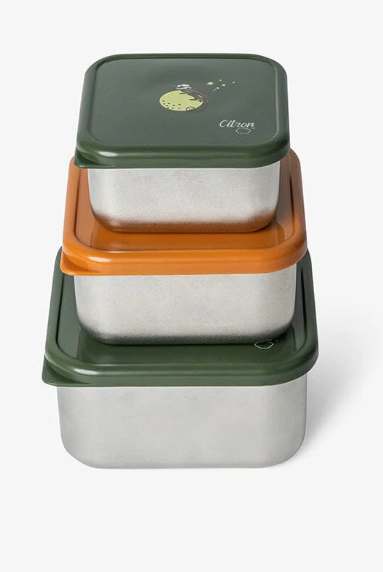 CITRON - Snackbox (set van 3) - Tiger