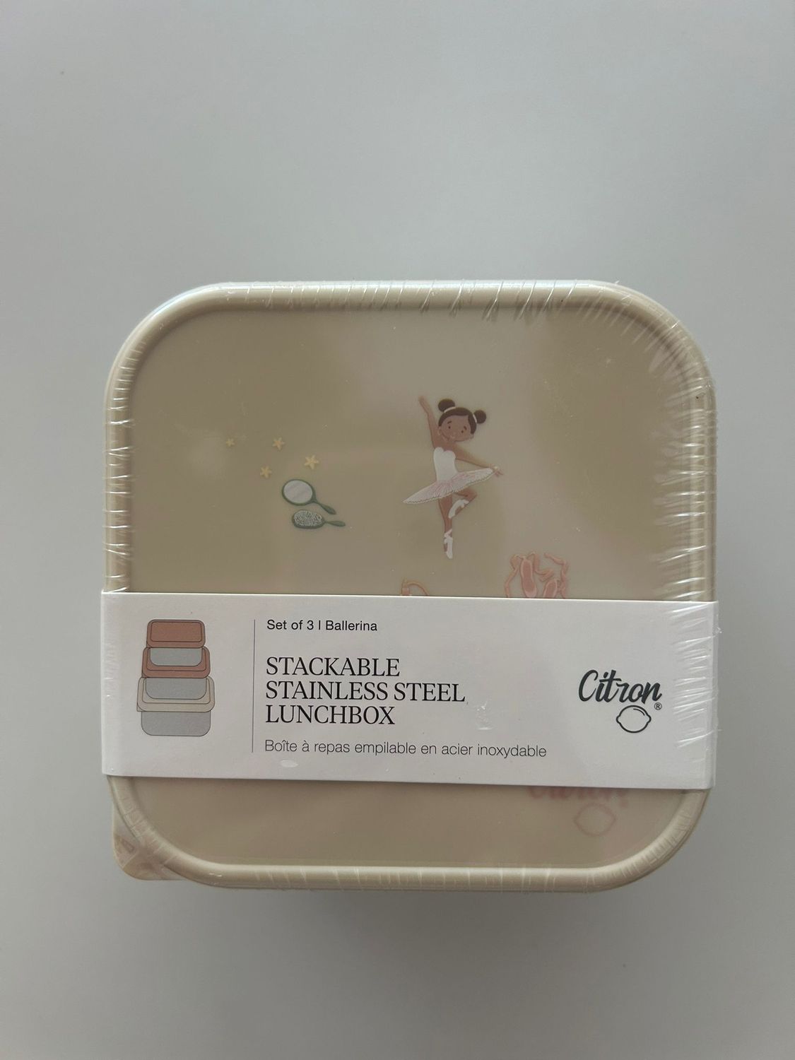 CITRON - Snackbox (set van 3) - Ballerina