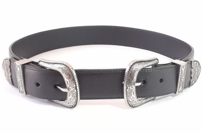 Cinturón de venado doble hebilla