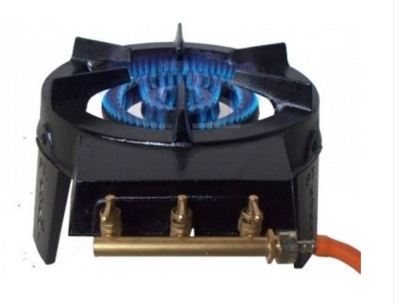 Wokbrander paellabrander geheel gietijzer.
