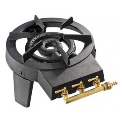Wokbrander paellabrander geheel gietijzer.