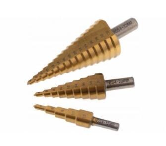 Onex Titanium Coated Stappenboor Set - 3 stuks - 4112/20/32 mm.