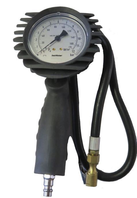 Bandenspanningsmeter Stahlkaiser met 1 mtr. slang