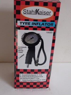 Bandenspanningsmeter Stahlkaiser met 1 mtr. slang