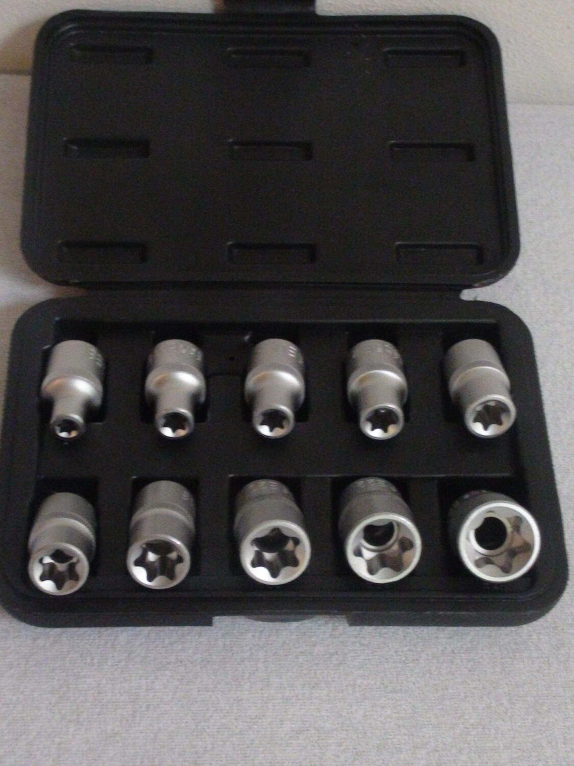 Torx doppenset E profiel, Stahlkaiser.10-dlg. CV, S2
