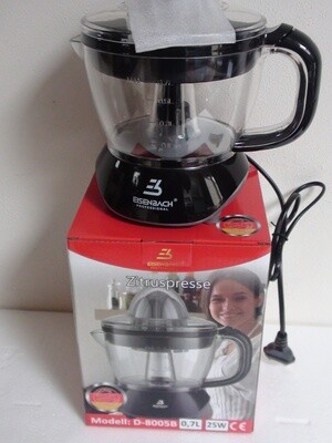 Elecktrische citroenpers Eisenbach 0,7 ltr-25 W.