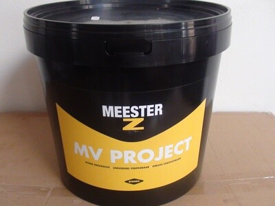 Meester Z muurverf tex 10 liter, wit en RAL 9010.