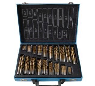 Metaal Borenset 170-dlg. Titanium Coated, 1-10 mm.