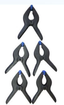 Zeilklem 6&#39;&#39;-150mm 5 dlg plastic.