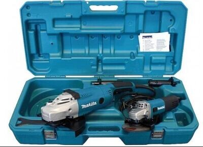 Makita DK0053G Haakse slijper set (GA9020 &amp; 9558HN) in koffer - 2200W / 840W - 230mm / 125mm