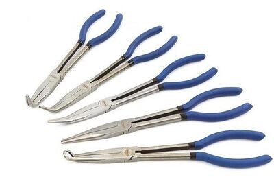StahlKaiser Tangen Set 11&quot; /27.5 cm - 5 Delig Langbek Model