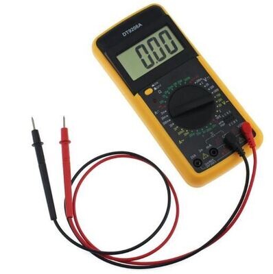 Professionele Digitale Multimeter Inclusief Stroomkabels en Batterij - Spanningsmeter