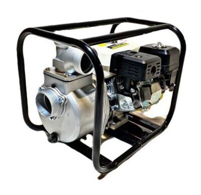 Benzine waterpomp 6,5 KW 50mm.