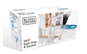 Black &amp; Decker BXBK0001GB - 360 Spin Mop &amp; Emmer.