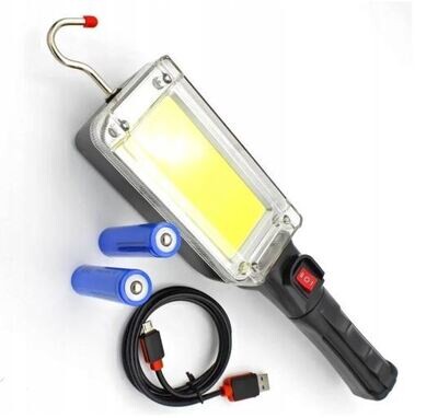 Werklamp - oplaadbare looplamp - magneet en haak - LED 20W