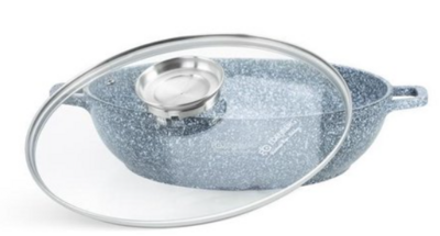 Edënbërg Stonetec Line - Luxe Wokpan - Ø 28 cm - 3.3l - 3-laags anti-aanbaklaag
