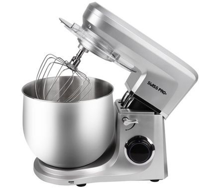 Swiss-pro Keukenmachine XXL - 10 L - 2200W - Zilver .