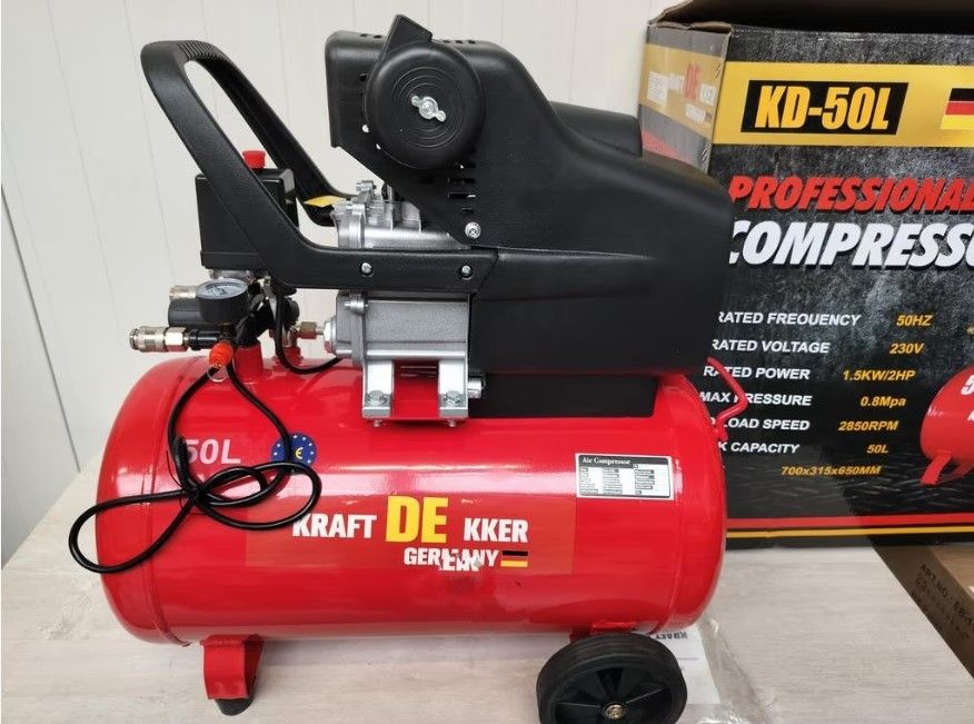 Compressor 50L - 2.0 hp - 8 BAR .
