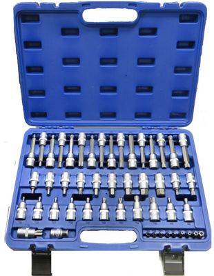 49-dlg. Bit doppenset, 1/2&quot; inbus, torx, veeltand CRV + S2