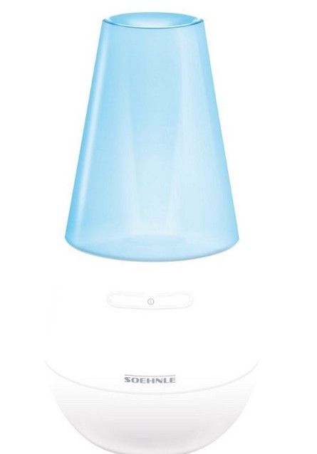 Soehnle Valencia Aromaverspreider met Blauwe LED-Lamp Wit