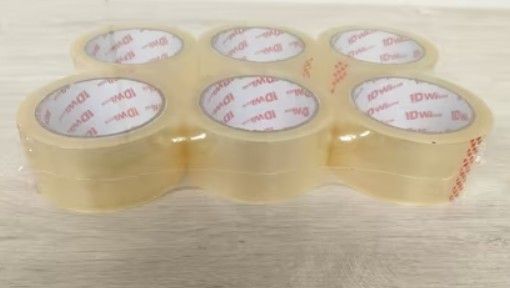 6 rollen verpakkingstape tape 4,8 cm x 80 meter.