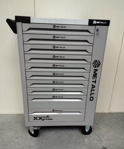 Metallo XXL gereedschapswagen 10 lades gevuld