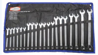 Ring-steeksleutelset speciaal 20-dlg. extra lang.