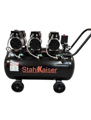 Stahlkaiser stille Olievrije Compressor 100 L 8 Bar .