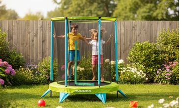 Hudora - Kinder Trampoline Veilig - binnen of buiten