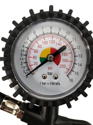 Stahlkaiser prof. bandenspanningsmeter 0 - 16 Bar / 220 PSI