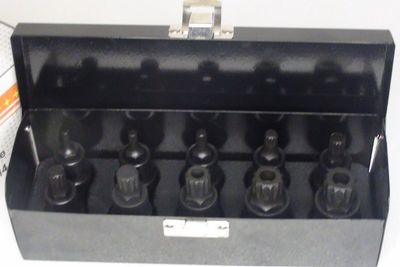 StahlKaiser veeltand spline kracht doppenset 1/2" 10 delig.