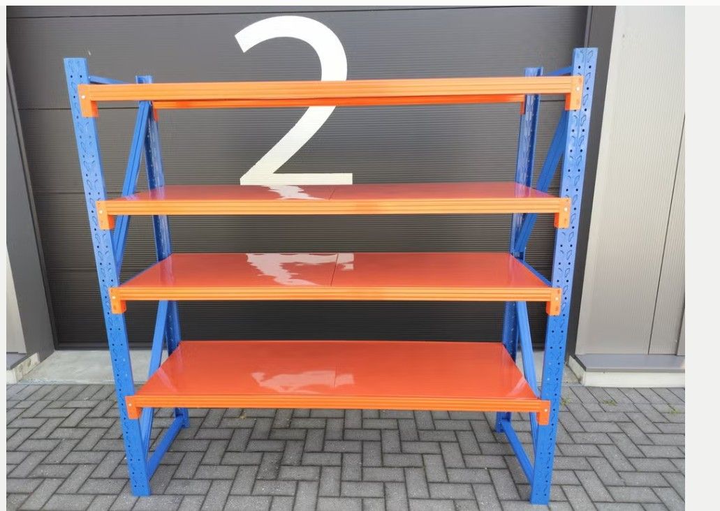 Magazijnstellingen legbord stelling 200x200x60 cm .