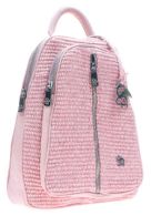 EXILIS 3822 Rugzak uit leder en Raffia CANDY