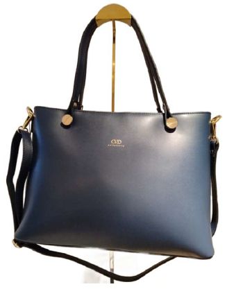 FL0027 Stijlvolle Handtas met schouderriem Vernazza - Donker Blauw