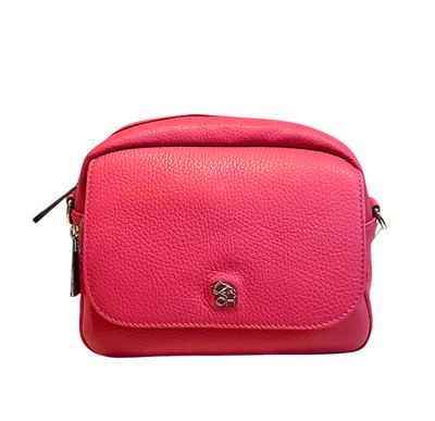 Purpurea 0673 Compacte Handtas uit Kalfsleder - Barbie Rose