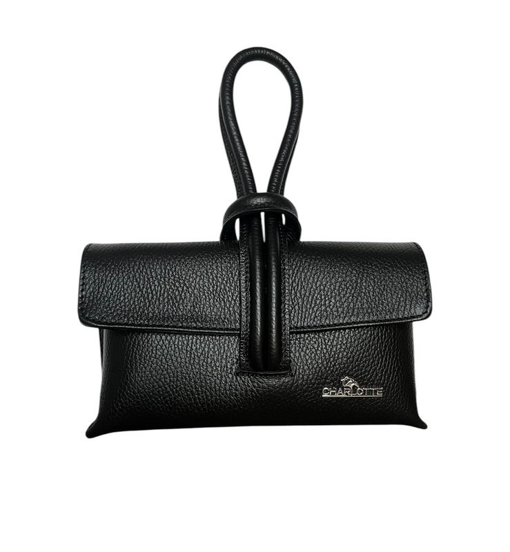 Purpurea 0349 Mini Bag uit kalfsleder- zwart