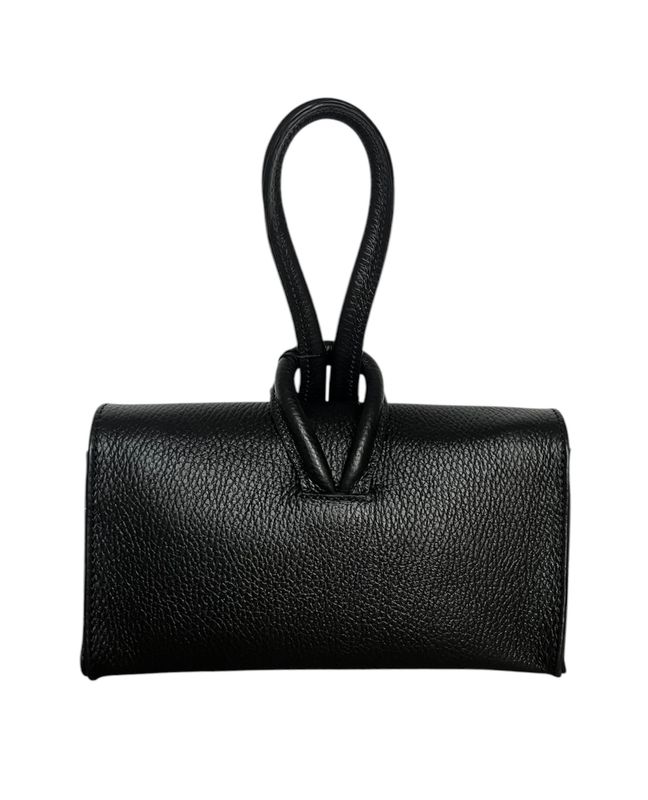 Purpurea 0349 Mini Bag uit kalfsleder- zwart