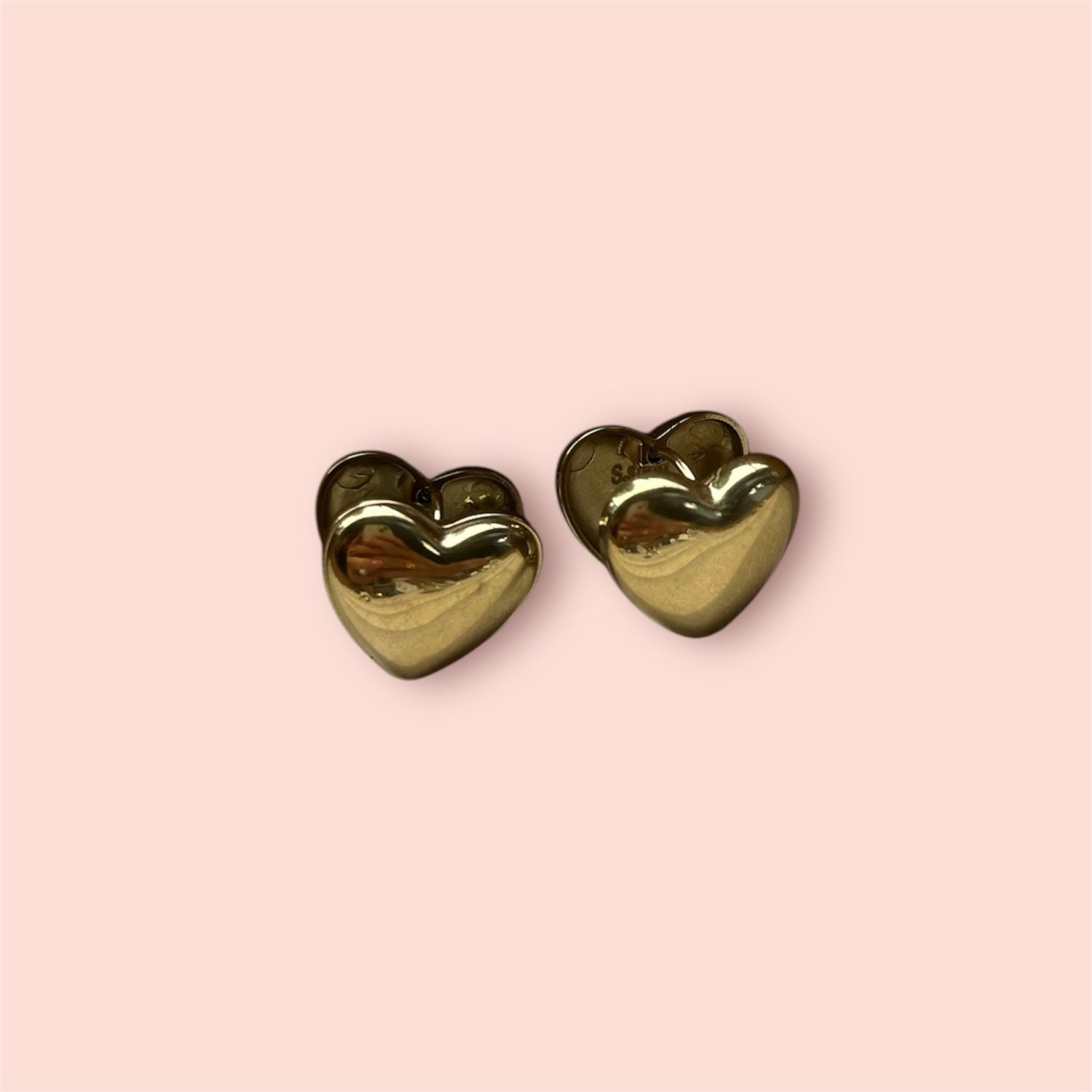 Double Heart Oorbellen