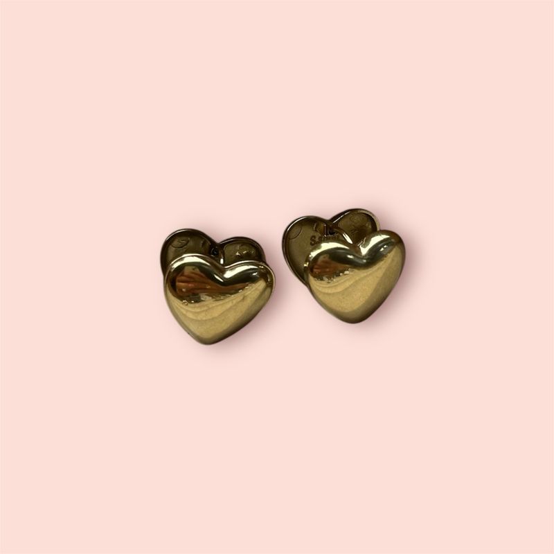 Double Heart Oorbellen