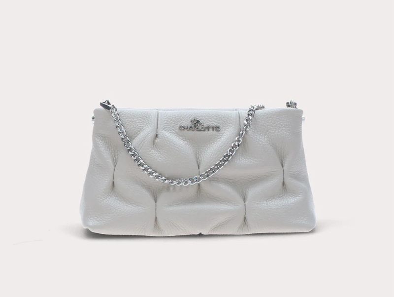 Purpurea 0457 Mini Bag uit kalfsleder- Wit